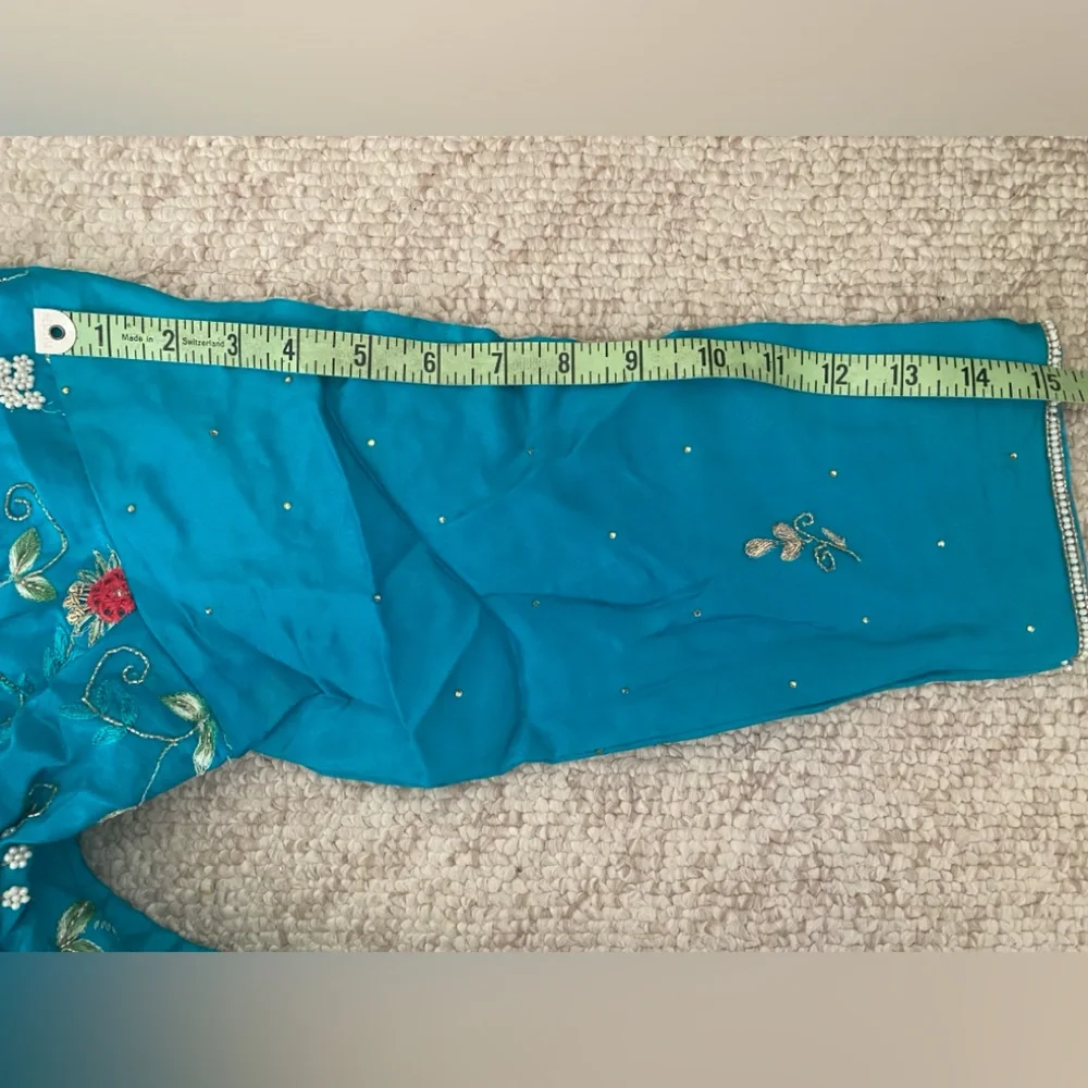 Blue Anarkali with Salwaar - Picture 5 of 16